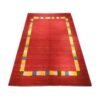 Original Persian Gabbeh Wool Rug Handwoven Bordered
