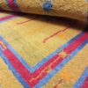 Original Genuine Persian Gabbeh Wool Rug Handwoven Yellow