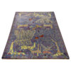 Artistic Collectible Persian Wool Carpet Hand-Knotted in Baluchistan