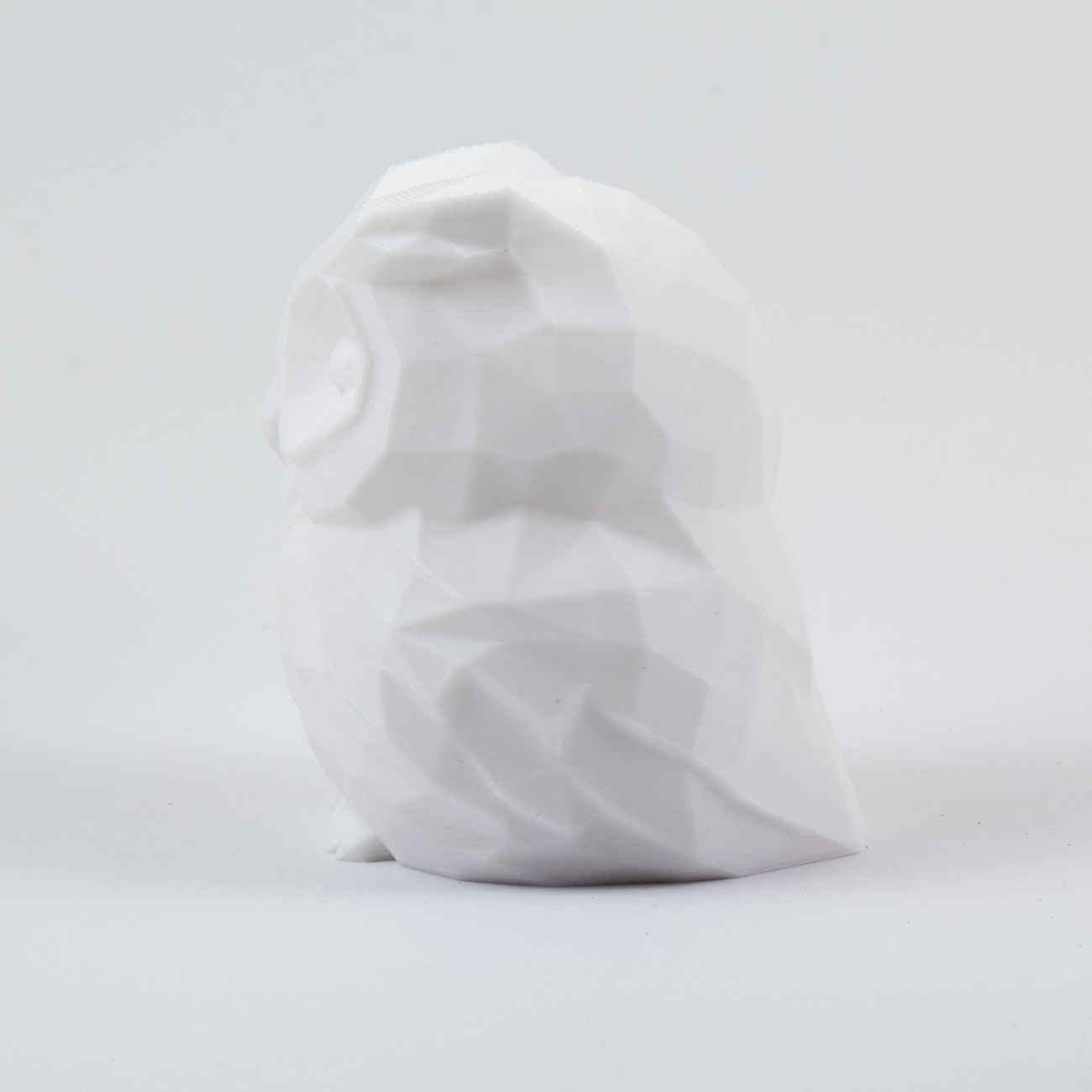 Decorative White Owl Figurine for Gift – Ceramic Bird Sculpture