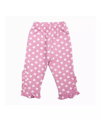 Baby Girl’s Long Sleeve Heart Design Pajama Set