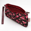 Pencil Pouch Floral Design for School & Office with Wrist Strap