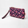 Pencil Pouch Floral Design for School & Office with Wrist Strap