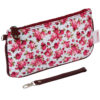 Pencil Pouch Floral Design for School & Office with Wrist Strap