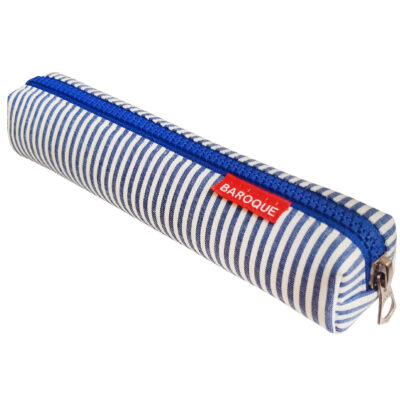 Pencil Pouch Striped Design with Zipper Small Size