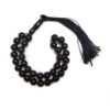 Islamic Agate Rosary Crafted with 33 Prayer Beads Tasbih Black