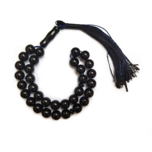 Persian Agate Rosary Prayer Beads Islamic Tasbih Black