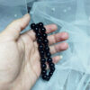 Islamic Agate Rosary Crafted with 33 Prayer Beads Tasbih Black