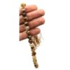 Islamic Agate Rosary Crafted with 33 Prayer Beads Tasbih Brown