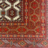 Persian Carpet with Wool Hand-Knotted Genuine Torkaman