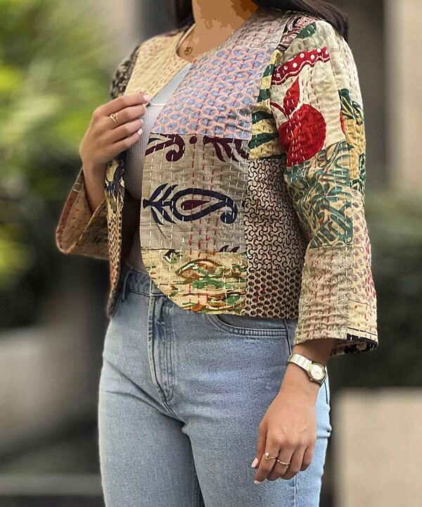 Persian Embroidered Short Manto for Women