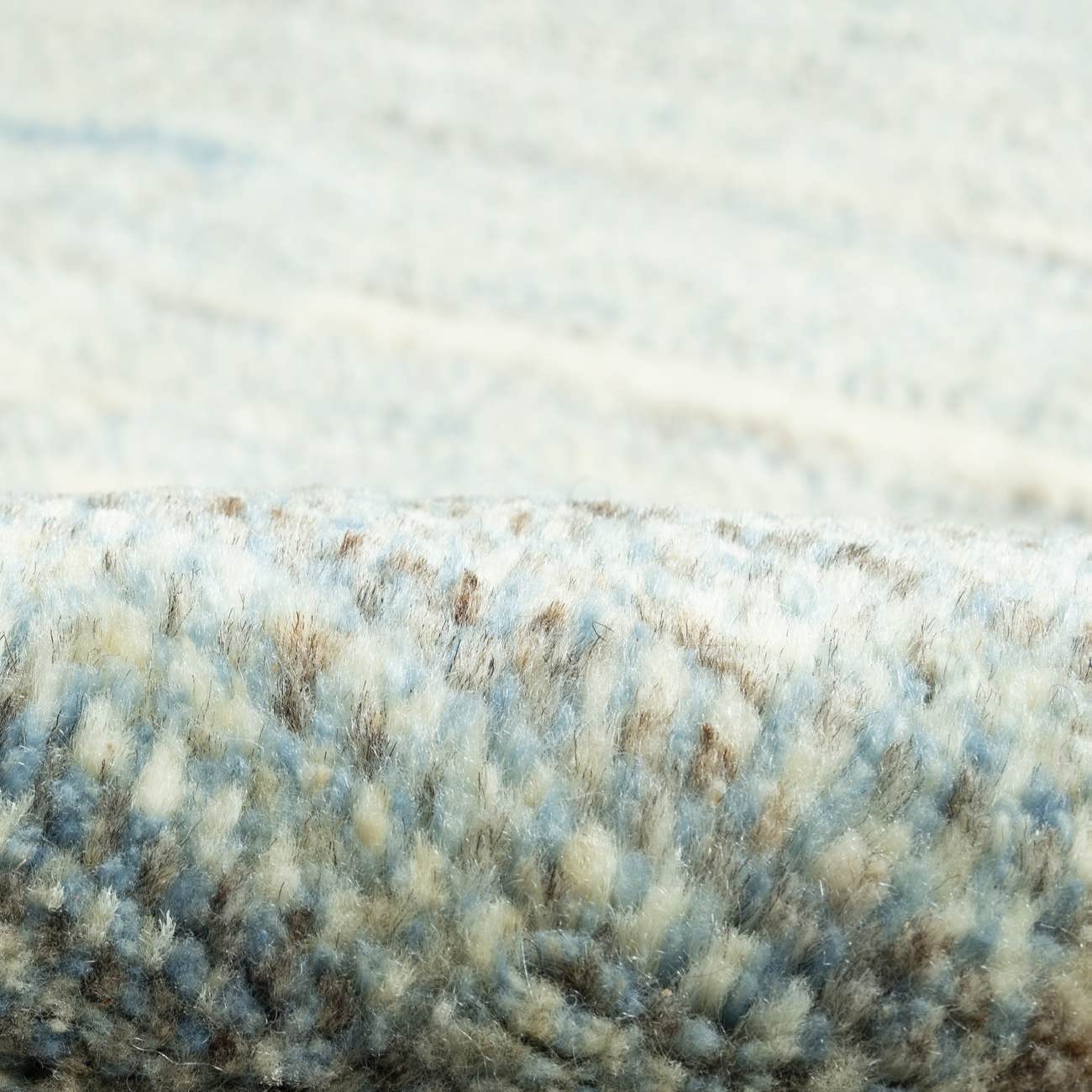 Persian Gabbeh Wool Rug Handwoven in Fars Bordered