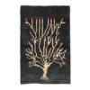 Persian Gabbeh Wool Rug Handwoven in Fars Tree Charcoal