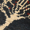 Persian Gabbeh Wool Rug Handwoven in Fars Tree Charcoal