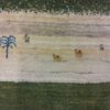 Persian Gabbeh Wool Rug Handwoven Tree & Animal Motifs