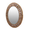 Persian Wooden Mirror Frame – Khatamkari Embossed Design
