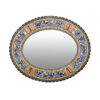 Persian Wooden Mirror Frame – Khatamkari Ellipse Model