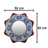 Persian Wooden Mirror Frame – Khatamkari Octagonal Model