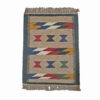 Authentic Persian Wool Kilim Rug Handwoven in Shiraz Qashqai Cream
