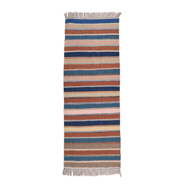 Persian Wool Kilim Rug Handwoven in Isfahan Striped