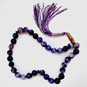 Islamic Madagascar Agate Rosary Crafted with 33 Prayer Beads Tasbih