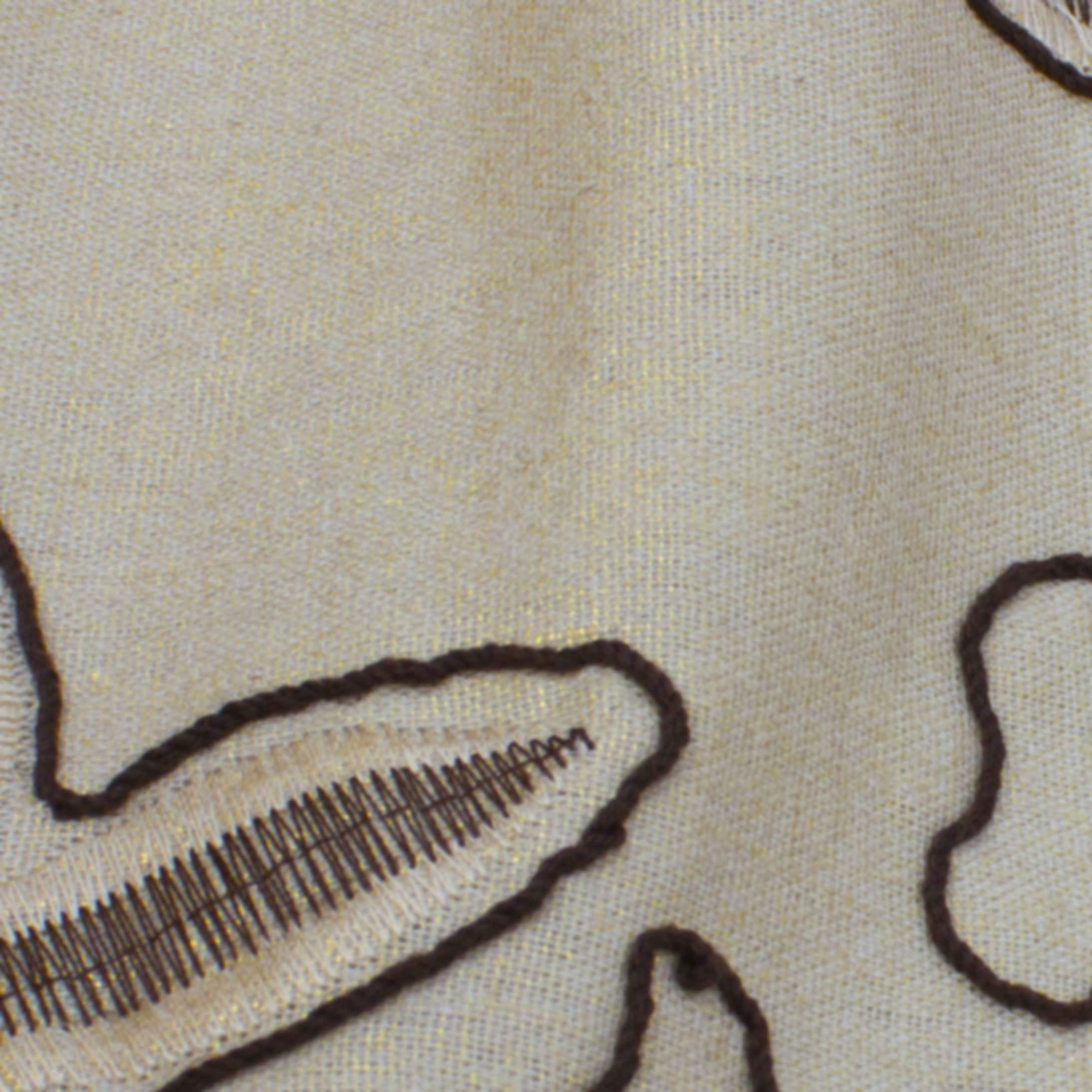 Persian Embroidered Manto with Floral Design for Women