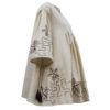 Persian Embroidered Manto with Floral Design for Women