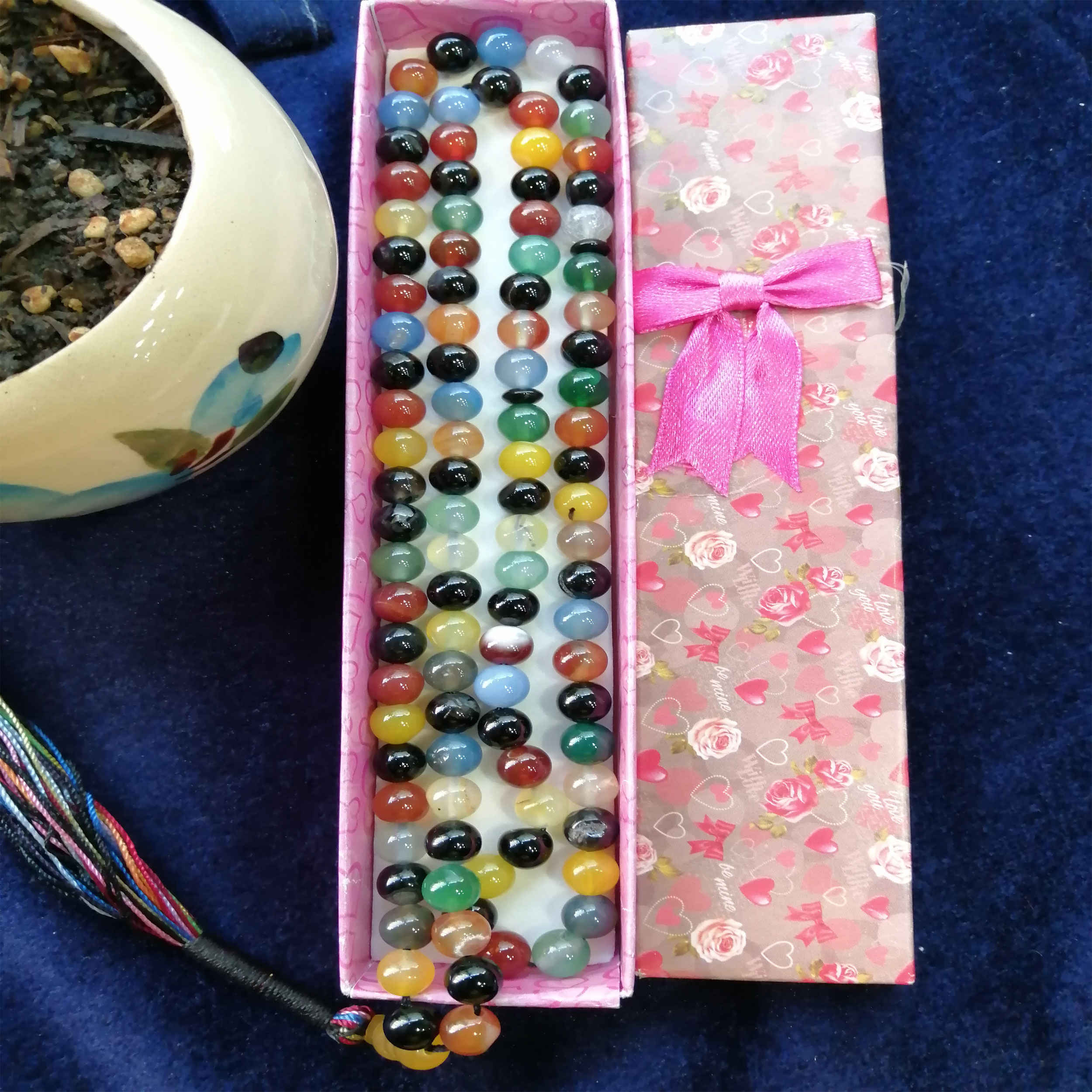 Islamic Agate Rosary Crafted with 101 Prayer Beads Tasbih Omolbanin