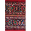 Vintage Persian Hand-Knotted Patchwork Carpet Paisley Red