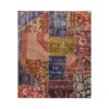 Vintage Persian Hand-Knotted Patchwork Carpet Geometric