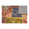 Vintage Persian Hand-Knotted Patchwork Carpet Geometric