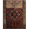 Vintage Persian Hand-Knotted Patchwork Carpet Brown