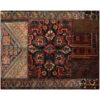 Vintage Persian Hand-Knotted Patchwork Carpet Brown