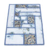 Persian Hand-Knotted Patchwork Carpet Light Blue
