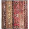 Vintage Persian Hand-Knotted Patchwork Carpet Striped