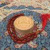Islamic Agate Rosary Crafted with 33 Prayer Beads Tasbih Red II