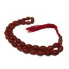 Islamic Agate Rosary Crafted with 33 Prayer Beads Tasbih Red II