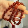 Islamic Agate Rosary Crafted with 33 Prayer Beads Tasbih Natural