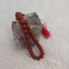 Islamic Agate Rosary Crafted with 33 Prayer Beads Tasbih Sorkh