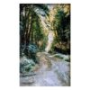 Hand-Knotted Persian Pictorial Rug Depicting Forest
