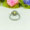 Yellow Citrine Silver Ring for Women Mastaneh