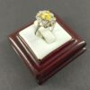 Yellow Citrine Silver Ring for Women Anahita