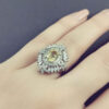 Yellow Citrine Silver Ring for Women Armaghan