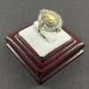 Yellow Citrine Silver Ring for Women Armaghan