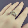 Yellow Citrine Silver Ring for Women Gelareh