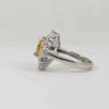 Yellow Citrine Silver Ring for Women Khorshid