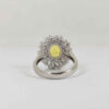 Yellow Citrine Silver Ring for Women Khorshid