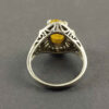 Yellow Citrine Silver Ring for Women Pareevash