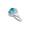 Artisan Turquoise Silver Ring for Women