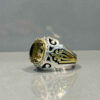 Persian Yellow Citrine Silver Ring for Men Tirdad